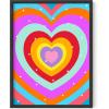 imageHAUS AND HUES Indie ampamp Y2K Posters  Aesthetic Preppy Wall Art Cool Blue Prints for Teen Girls Bedroom Decor Unframed 12x16Rainbow Heart