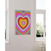 imageHAUS AND HUES Indie ampamp Y2K Posters  Aesthetic Preppy Wall Art Cool Blue Prints for Teen Girls Bedroom Decor Unframed 12x16Rainbow Heart