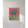 imageHAUS AND HUES Indie ampamp Y2K Posters  Aesthetic Preppy Wall Art Cool Blue Prints for Teen Girls Bedroom Decor Unframed 12x16Rainbow Mushroom