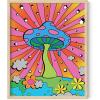 imageHAUS AND HUES Indie ampamp Y2K Posters  Aesthetic Preppy Wall Art Cool Blue Prints for Teen Girls Bedroom Decor Unframed 12x16Rainbow Mushroom