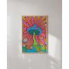 imageHAUS AND HUES Indie ampamp Y2K Posters  Aesthetic Preppy Wall Art Cool Blue Prints for Teen Girls Bedroom Decor Unframed 12x16Rainbow Mushroom
