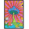 imageHAUS AND HUES Indie ampamp Y2K Posters  Aesthetic Preppy Wall Art Cool Blue Prints for Teen Girls Bedroom Decor Unframed 12x16Rainbow Mushroom