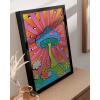 imageHAUS AND HUES Indie ampamp Y2K Posters  Aesthetic Preppy Wall Art Cool Blue Prints for Teen Girls Bedroom Decor Unframed 12x16Rainbow Mushroom