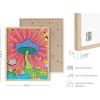 imageHAUS AND HUES Indie ampamp Y2K Posters  Aesthetic Preppy Wall Art Cool Blue Prints for Teen Girls Bedroom Decor Unframed 12x16Rainbow Mushroom