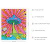 imageHAUS AND HUES Indie ampamp Y2K Posters  Aesthetic Preppy Wall Art Cool Blue Prints for Teen Girls Bedroom Decor Unframed 12x16Rainbow Mushroom