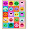 imageHAUS AND HUES Indie ampamp Y2K Posters  Aesthetic Preppy Wall Art Cool Blue Prints for Teen Girls Bedroom Decor Unframed 12x16Rainbow Smileys