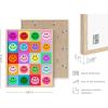 imageHAUS AND HUES Indie ampamp Y2K Posters  Aesthetic Preppy Wall Art Cool Blue Prints for Teen Girls Bedroom Decor Unframed 12x16Rainbow Smileys