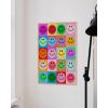 imageHAUS AND HUES Indie ampamp Y2K Posters  Aesthetic Preppy Wall Art Cool Blue Prints for Teen Girls Bedroom Decor Unframed 12x16Rainbow Smileys
