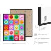 imageHAUS AND HUES Indie ampamp Y2K Posters  Aesthetic Preppy Wall Art Cool Blue Prints for Teen Girls Bedroom Decor Unframed 12x16Rainbow Smileys