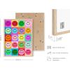 imageHAUS AND HUES Indie ampamp Y2K Posters  Aesthetic Preppy Wall Art Cool Blue Prints for Teen Girls Bedroom Decor Unframed 12x16Rainbow Smileys