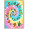 imageHAUS AND HUES Indie ampamp Y2K Posters  Aesthetic Preppy Wall Art Cool Blue Prints for Teen Girls Bedroom Decor Unframed 12x16Tie Dye Bears