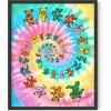 imageHAUS AND HUES Indie ampamp Y2K Posters  Aesthetic Preppy Wall Art Cool Blue Prints for Teen Girls Bedroom Decor Unframed 12x16Tie Dye Bears
