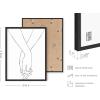 imageHAUS AND HUES Minimalist Picture Line Drawing Wall Art Minimal Wall Art Minimalist Poster Minimalist Line Art Minimalist Art Wall Decor Simple Poster UNFRAMED 12 x 16 Colored Abstract FaceHolding Hands