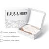 imageHAUS AND HUES Tropical Leaf Wall Art  Monstera ampamp Palm Prints Botanical Line Drawing Greenery Decor Black Frame 24x36Colored Woman