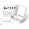 imageHAUS AND HUES Tropical Leaf Wall Art  Monstera ampamp Palm Prints Botanical Line Drawing Greenery Decor Black Frame 24x36Colored Woman