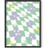 imageHAUS AND HUES Abstract Framed Wall Art  Sage Green Aesthetic Decor Minimalist Green Room Posters Modern Botanical Prints for Bedroom or Living Room Beige 12quot x 16quotGreen Checkerboard