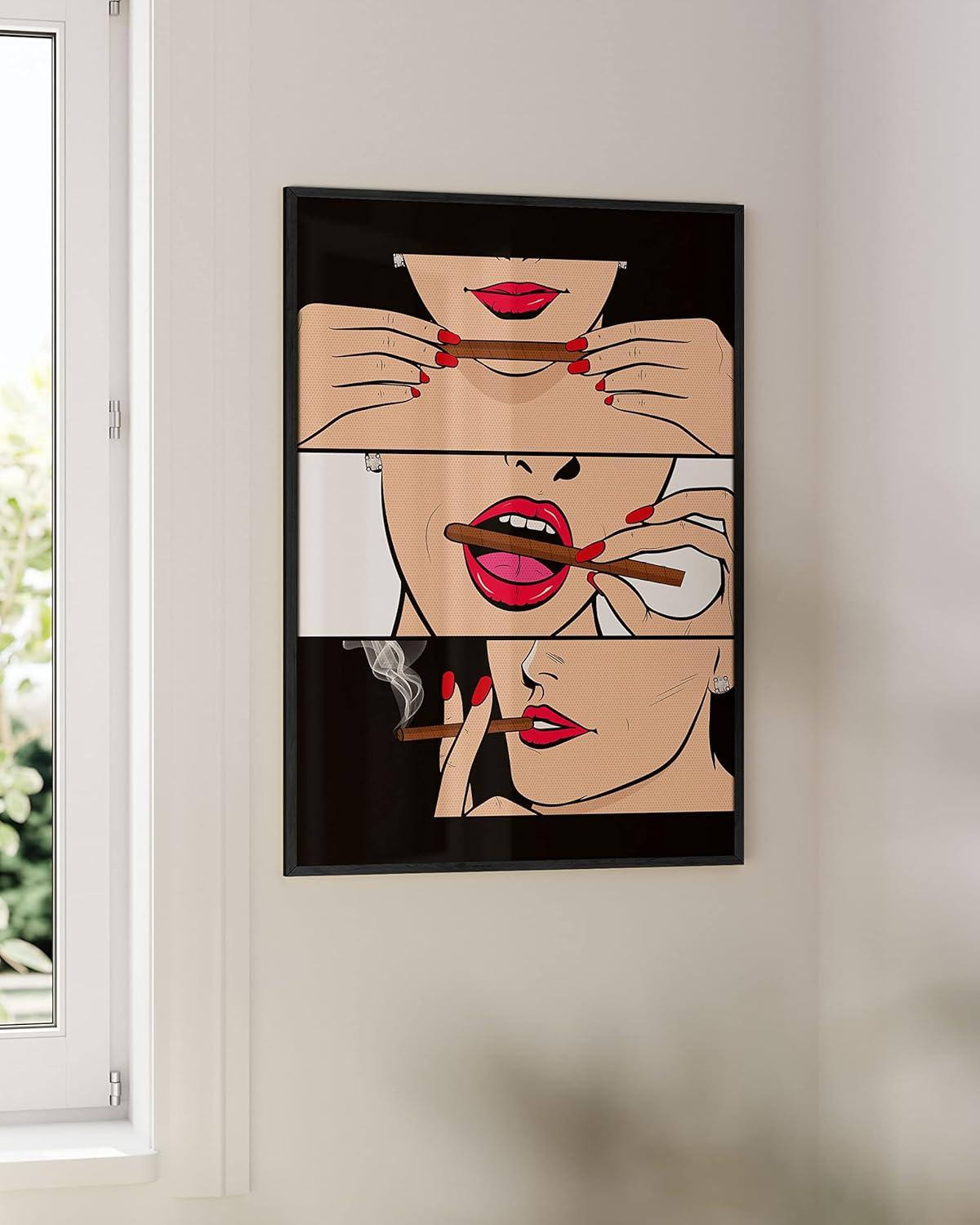 imageRipGrip Pop Art and Vintage Poster Print  Trendy Andy Warhol Wall Art Dope Posters Cool College Posters Dorm Wall Decor Cool Wall Art Unframed 12quotx 16quot The Future is BrightBlack