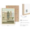 imageHAUS AND HUES City Wall Art Vintage Travel Posters  Set of 4 Travel Wall Art Posters of London New York Print Paris Wall Poster and Amsterdam City Wall Decor Unframed 16x20Beige Framed