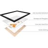 imageHAUS AND HUES Flower Posters for Teen Girls Room  Trendy Aesthetic Wall Art Cute VSCO Flower Posters Stay Positive Buttercup Black Frame 24x36Llamaste
