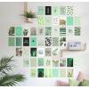 imageHAUS AND HUES Photo Collage Kit for Wall Aesthetic Dcor Beach Aesthetic Posters ampamp Aesthetic Pictures for Wall Collage  Blue Aesthetic Room Decor Photo Collage Kit for Wall Blue Set of 30Sage Green