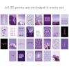 imageHAUS AND HUES Photo Collage Kit for Wall Aesthetic Dcor Beach Aesthetic Posters ampamp Aesthetic Pictures for Wall Collage  Blue Aesthetic Room Decor Photo Collage Kit for Wall Blue Set of 30Purple