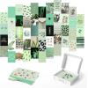 imageHAUS AND HUES Photo Collage Kit for Wall Aesthetic Dcor Beach Aesthetic Posters ampamp Aesthetic Pictures for Wall Collage  Blue Aesthetic Room Decor Photo Collage Kit for Wall Blue Set of 30Sage Green