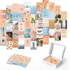 imageHAUS AND HUES Photo Collage Kit for Wall Aesthetic Dcor Beach Aesthetic Posters ampamp Aesthetic Pictures for Wall Collage  Blue Aesthetic Room Decor Photo Collage Kit for Wall Blue Set of 30Peach