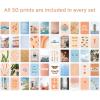 imageHAUS AND HUES Photo Collage Kit for Wall Aesthetic Dcor Beach Aesthetic Posters ampamp Aesthetic Pictures for Wall Collage  Blue Aesthetic Room Decor Photo Collage Kit for Wall Blue Set of 30Peach