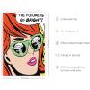 imageRipGrip Pop Art and Vintage Poster Print  Trendy Andy Warhol Wall Art Dope Posters Cool College Posters Dorm Wall Decor Cool Wall Art Unframed 12quotx 16quot The Future is BrightRed