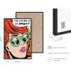 imageRipGrip Pop Art and Vintage Poster Print  Trendy Andy Warhol Wall Art Dope Posters Cool College Posters Dorm Wall Decor Cool Wall Art Unframed 12quotx 16quot The Future is BrightRed