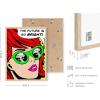 imageRipGrip Pop Art and Vintage Poster Print  Trendy Andy Warhol Wall Art Dope Posters Cool College Posters Dorm Wall Decor Cool Wall Art Unframed 12quotx 16quot The Future is BrightRed