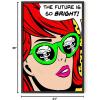 imageRipGrip Pop Art and Vintage Poster Print  Trendy Andy Warhol Wall Art Dope Posters Cool College Posters Dorm Wall Decor Cool Wall Art Unframed 12quotx 16quot The Future is BrightRed