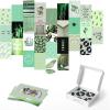 imageHAUS AND HUES Photo Collage Kit for Wall Aesthetic Dcor Beach Aesthetic Posters ampamp Aesthetic Pictures for Wall Collage  Blue Aesthetic Room Decor Photo Collage Kit for Wall Blue Set of 30Sage Green