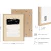 imageHAUS AND HUES Abstract Neutral Wall Decor  Mid Century Art Modern Wall Prints Abstract Wall Decor Neutral Modern Wall Art Abstract Beige Art with Tan Background Beige Frame 12x16Brushstrokes