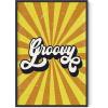 imageHAUS AND HUES Groovy Poster for Bedroom  Retro Wall Art Groovy Room Decor Indie Art Print for Room Aesthetic 70s Poster Hippy Wall Art for Bedrooms BLACK FRAMED 12quot x 16quotGroovy Rays