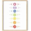 imageHAUS AND HUES Groovy Posters ampamp Hippie Wall Art for Bedroom  Retro Room Decor Indie Posters for Room Aesthetic 70s Poster ampamp Hippy Decor Groovy Rays Black Frame 24x36Chakra
