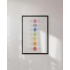 imageHAUS AND HUES Groovy Posters ampamp Hippie Wall Art for Bedroom  Retro Room Decor Indie Posters for Room Aesthetic 70s Poster ampamp Hippy Decor Groovy Rays Black Frame 24x36Chakra