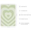 imageHAUS AND HUES Be Kind Wall Art  Kindness Quote Poster Green 16x12 Inches Black Framed Matte Finish Indoor Use Living Room DecorGreen Heart