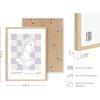 imageHAUS AND HUES Blue Aesthetic Daisy Artwork  Indie Posters for Room Aesthetic Blue Posters for Room Aesthetic Posters Indie Kid Room Posters Trendy Posters Danish Pastel Decor Unframed 12x16Statue on Purple Checks