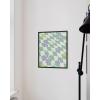 imageHAUS AND HUES Flower Market Poster  Botanical Wall Art Sage Green Floral Prints Aesthetic Green Wall Decor Beige Framed 16quot x 20quotGreen Checkerboard