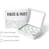 imageHAUS AND HUES Flower Market Poster  Botanical Wall Art Sage Green Floral Prints Aesthetic Green Wall Decor Beige Framed 16quot x 20quotGreen Checkerboard