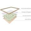 imageHAUS AND HUES Sage Green Wall Dcor  Teen Wall Art Hearts Sage Green Room Decor Aesthetic Cute Posters Aesthetic Heart Wall Art Wall Poster Aesthetic Dark Green Decor 24 x 36 Framed Beige