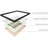 imageHAUS AND HUES Sage Green Wall Decor  Aesthetic Room Posters Dark Green Bedroom Art Dorm Wall Prints Black Framed 24quot x 36quotGreen Sunglasses