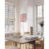imageHAUS AND HUES Art Exhibition Poster  Danish Pastel Pink Posters for Room Aesthetic Geometric Wall Art Pink Art Prints Danish Pastel Decor Beige Frame 24x36Flower Market Copenhagen