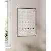 imageHAUS AND HUES Wine Poster  Wine Prints and Wall Art for Kitchen Bar Decor and Home Guide Beige Frame 12x16Wine