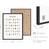 imageHAUS AND HUES Wine Poster  Wine Prints and Wall Art for Kitchen Bar Decor and Home Guide Black Frame 16x20Beer