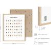 imageHAUS AND HUES Wine Poster  Wine Prints and Wall Art for Kitchen Bar Decor and Home Guide Black Frame 16x20Beer