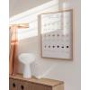 imageHAUS AND HUES Wine Poster  Wine Prints and Wall Art for Kitchen Bar Decor and Home Guide Black Frame 16x20Wine