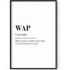 imageHAUS AND HUES Wine Prints Wall Art  Funny Wall Decor Wine Quotes Funny Posters For College Posters For Dorms Bar Decor Dictionary Prints Black Framed 24x36WAP