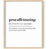 imageHAUS AND HUES Wine Prints Wall Art  Funny Wall Decor Wine Quotes Wall Decor Funny Posters for College Posters for Dorms Funny Wall Prints Bar Decor Unframed 12x16Procaffeinating